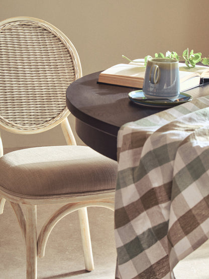 Fiji White Wash Elm Wood Dining Chair