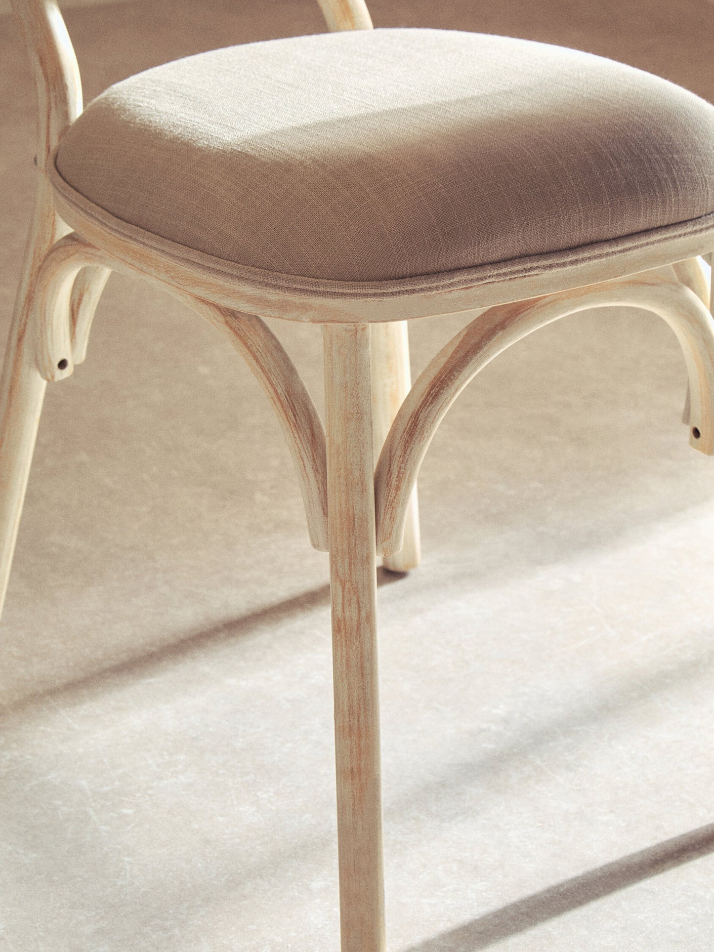 Fiji White Wash Elm Wood Dining Chair