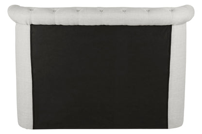 Enola Light Grey Double Ottoman Bed