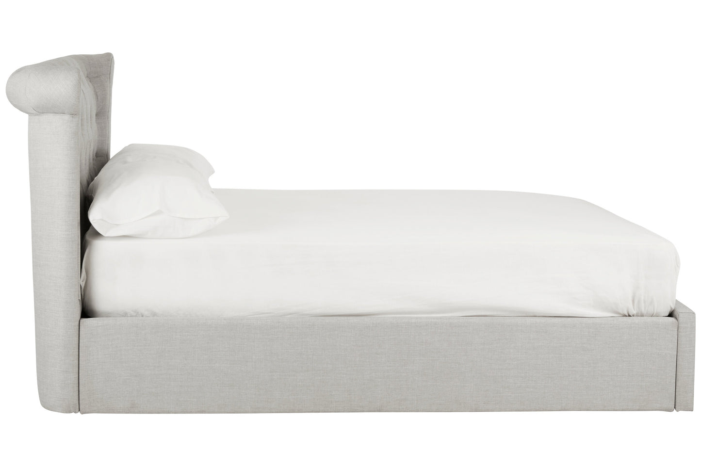 Enola Light Grey Ottoman Double Bed | Bali & Blue