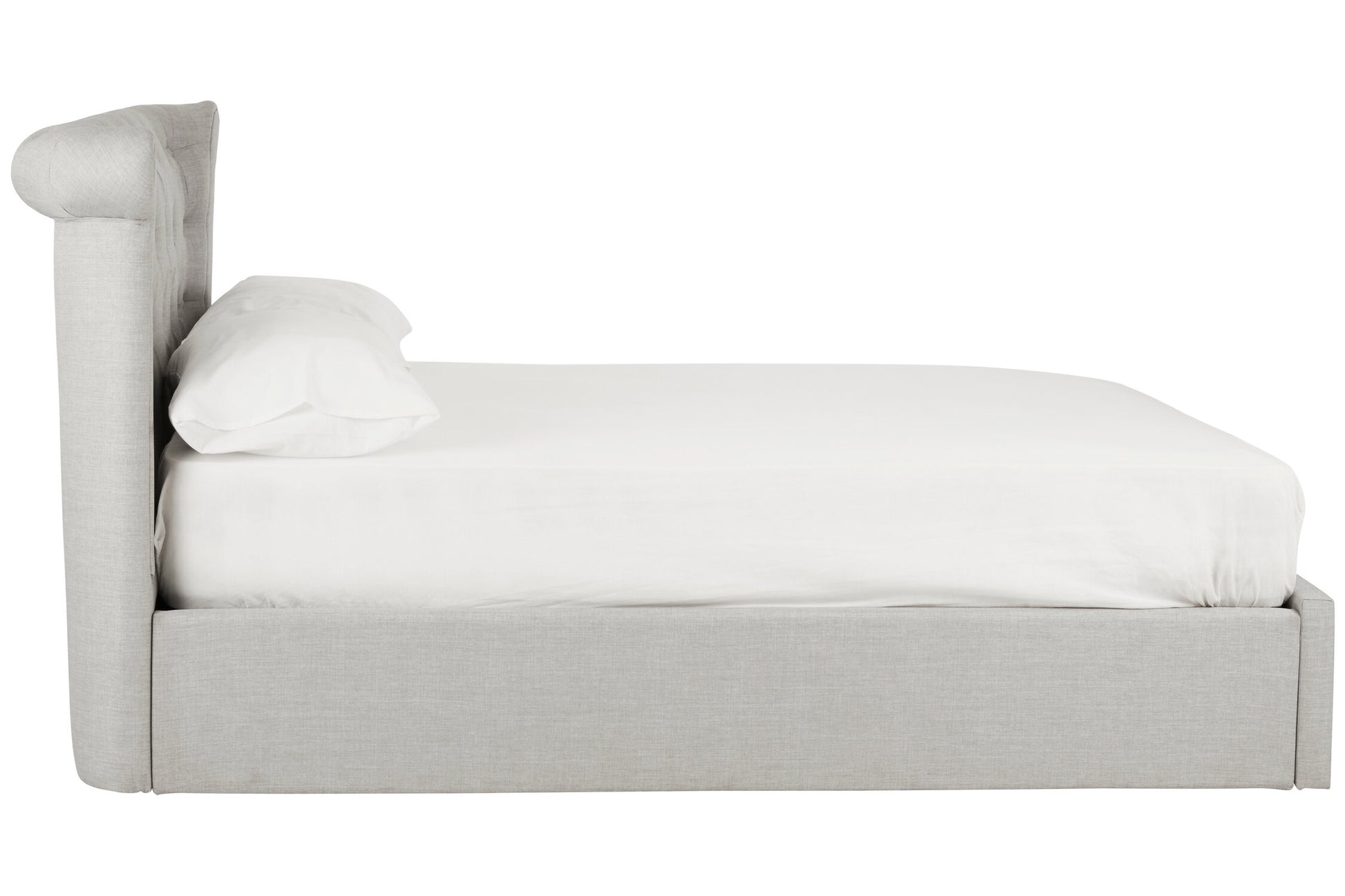 Enola Light Grey Ottoman Double Bed | Bali & Blue