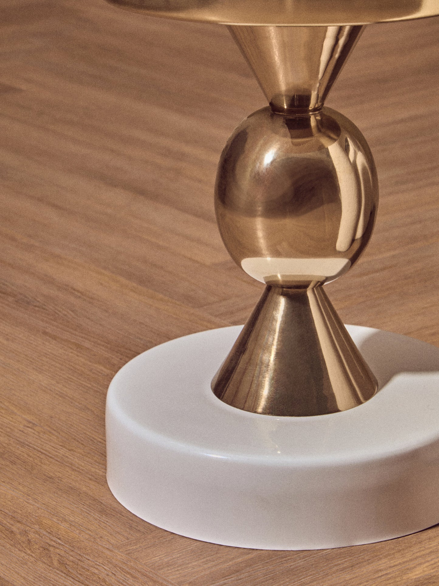 Vogue Gold And Ivory Side Table