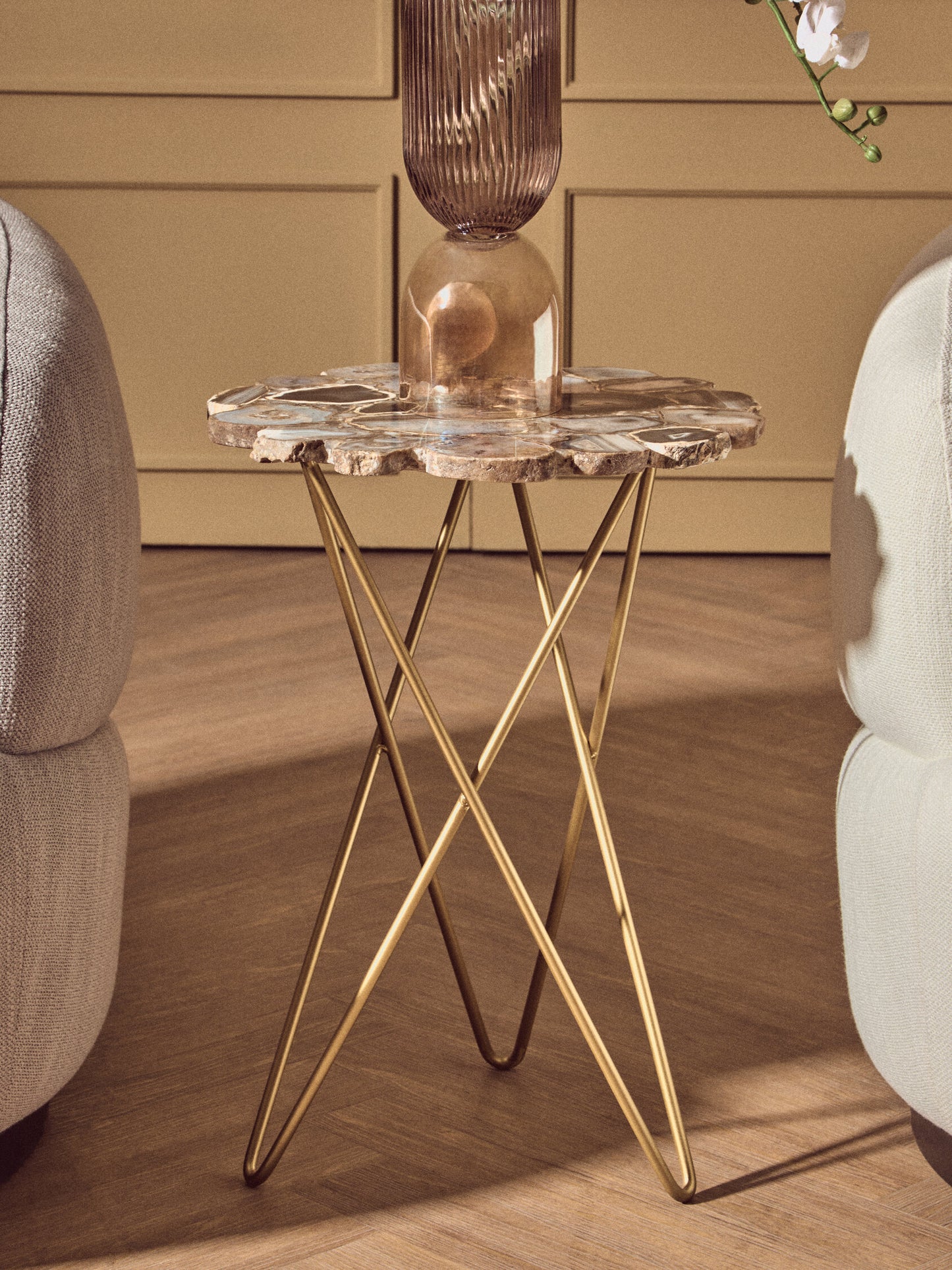 Helena Table with Agate Top