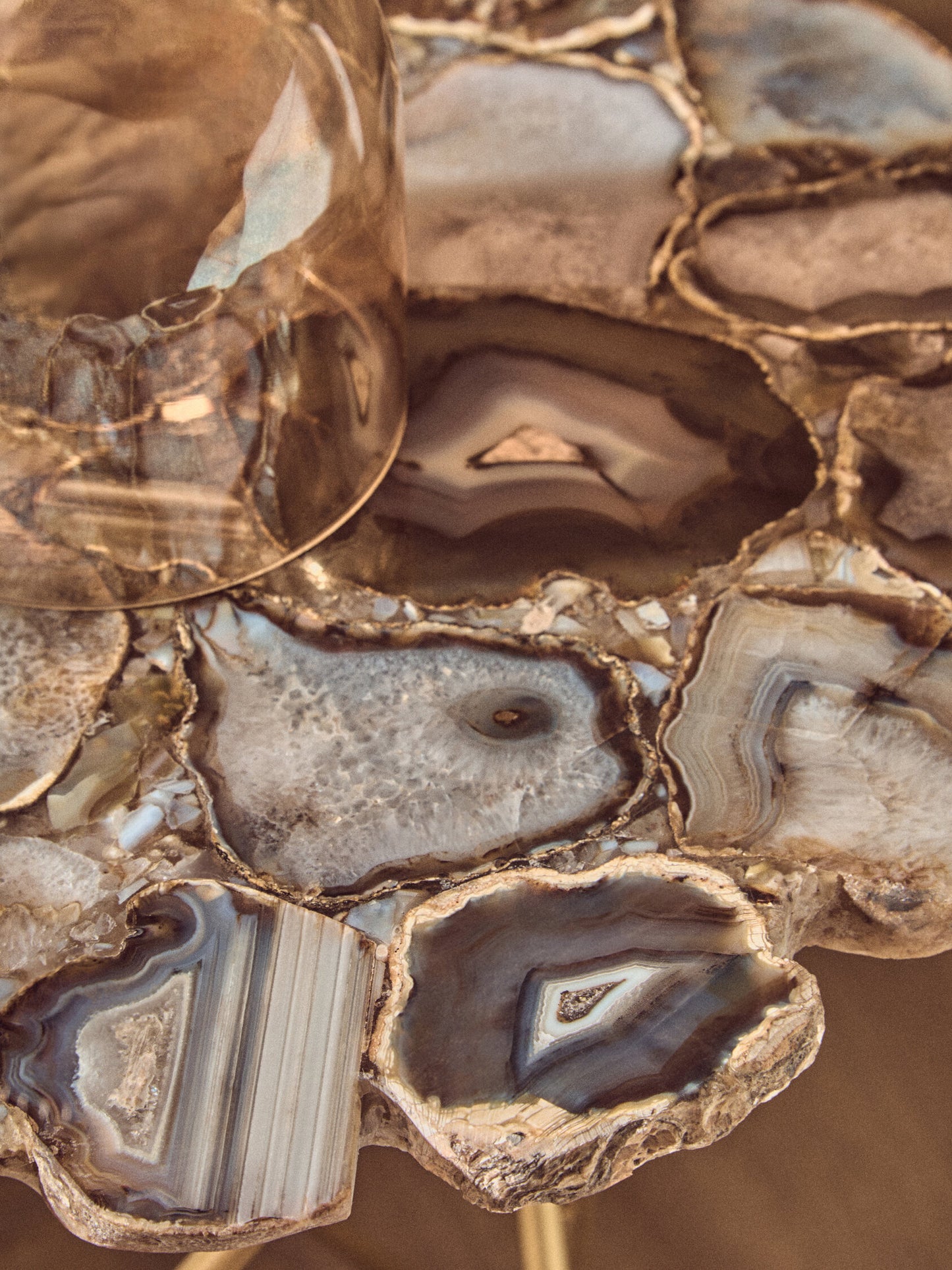 Helena Table with Agate Top