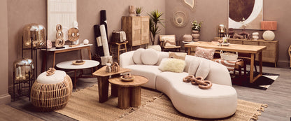 India Natural Rattan Wall Mirror