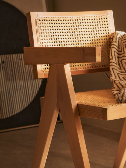 Fiji Natural Cane and Beech Wood Dining Chair