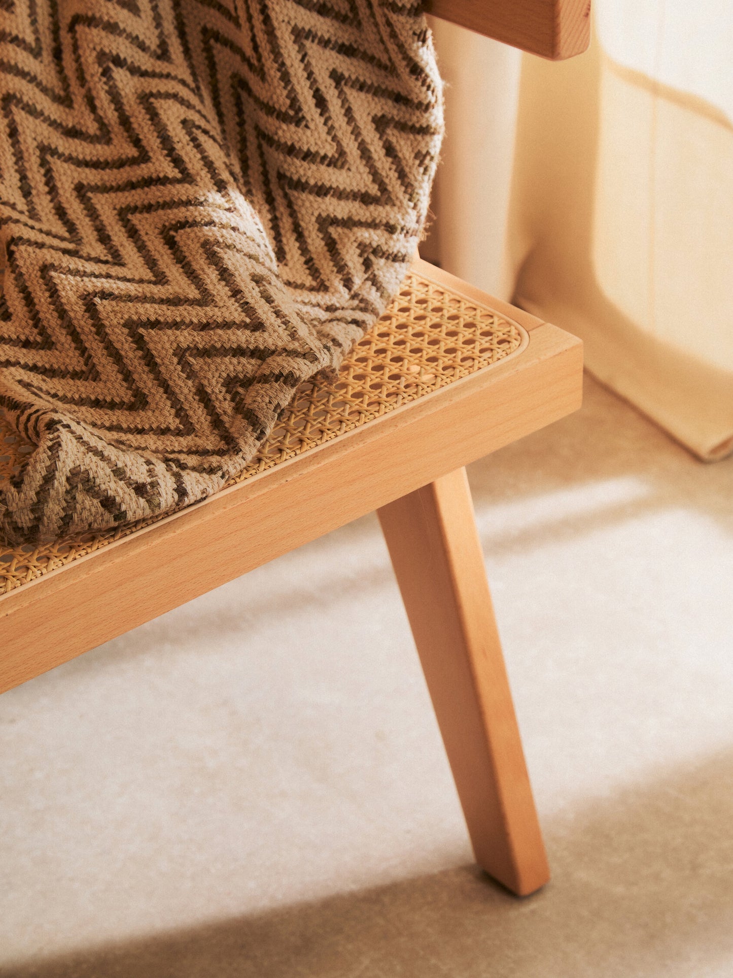 Fiji Natural Cane and Beech Wood Dining Chair