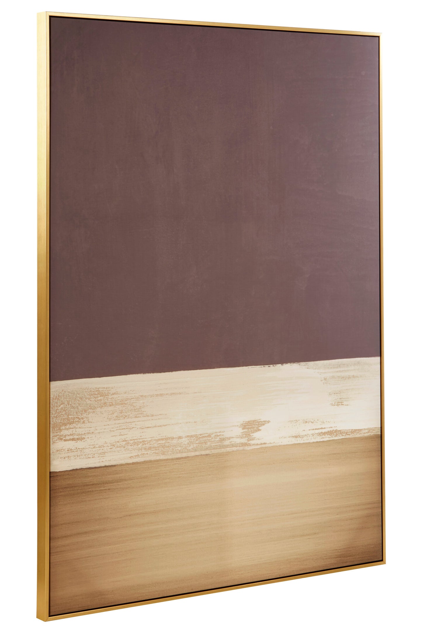 Galleria Gold Grey Foil Canvas Wall Art