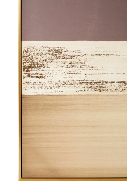 Galleria Gold Grey Foil Canvas Wall Art
