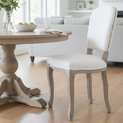 Davenport Ivory Linen Dining Chair