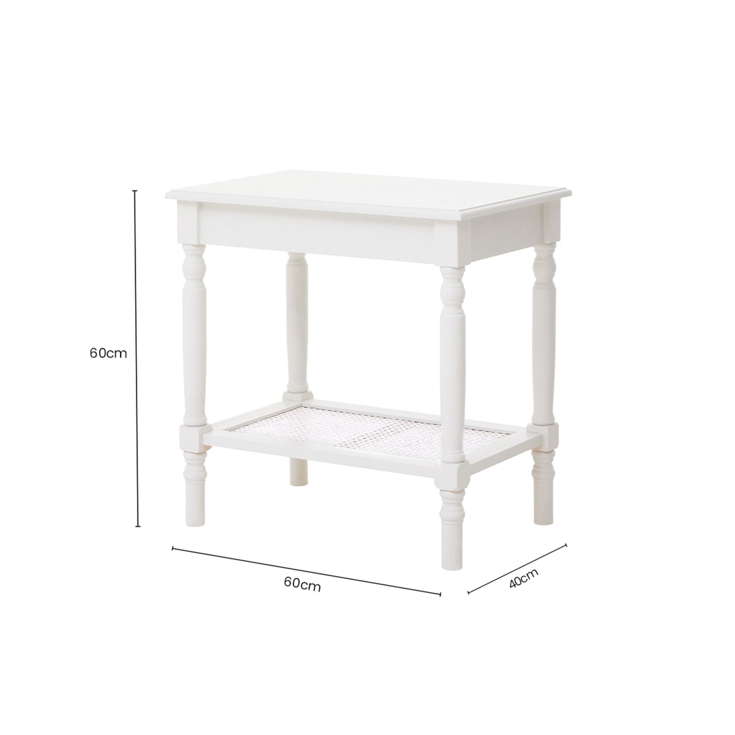 Cambridge White Side Table
