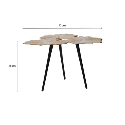 Gold Leaf Large Side Table