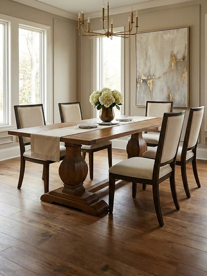 Austin Oak Wood Dining Table