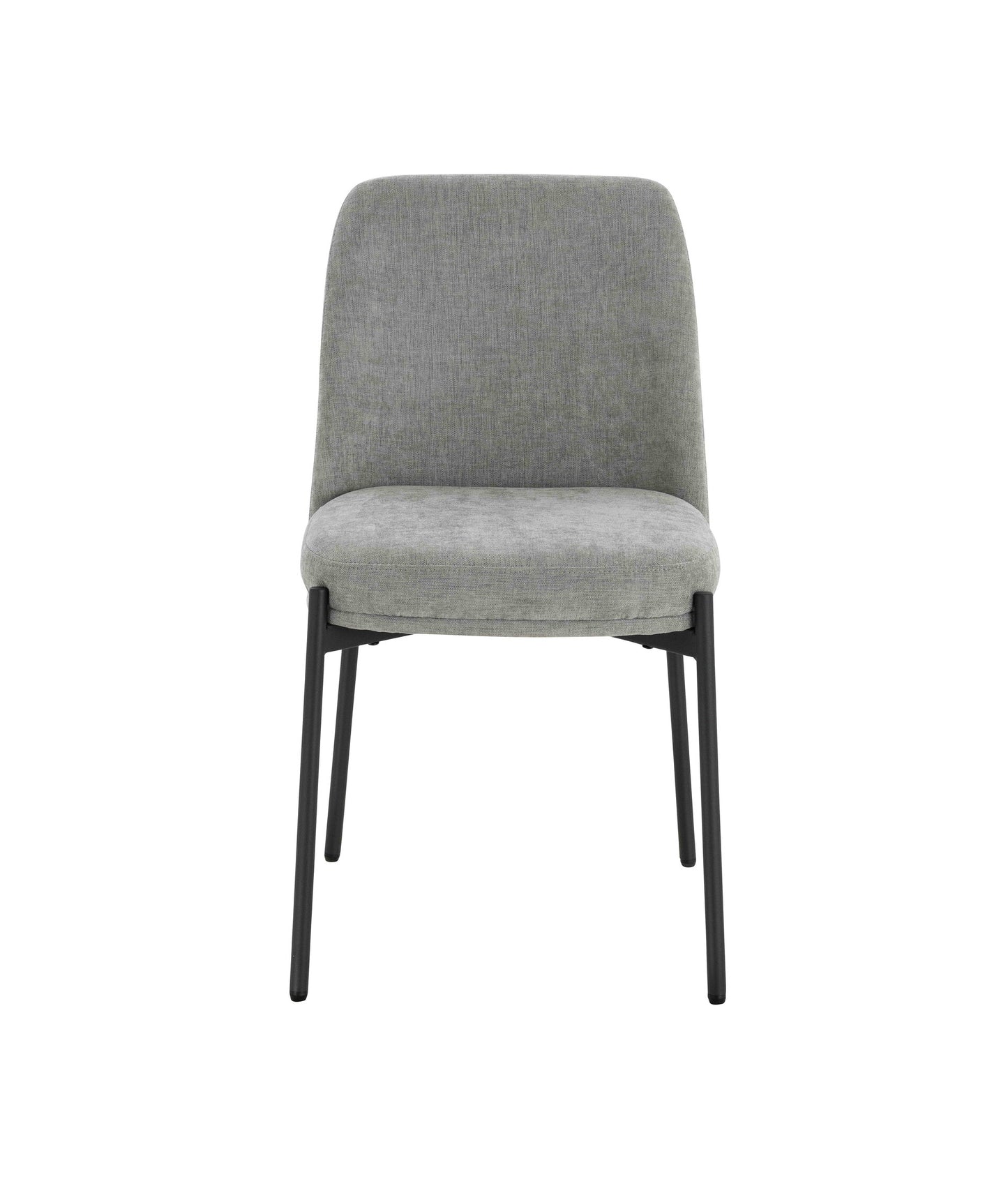 Arden Set of 2 Light Grey Textured Fabric Bar Stools