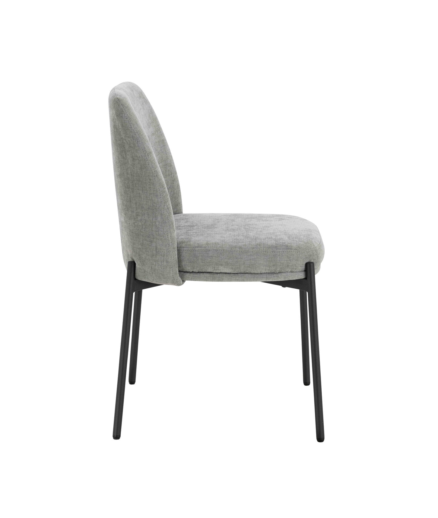 Arden Set of 2 Light Grey Textured Fabric Bar Stools