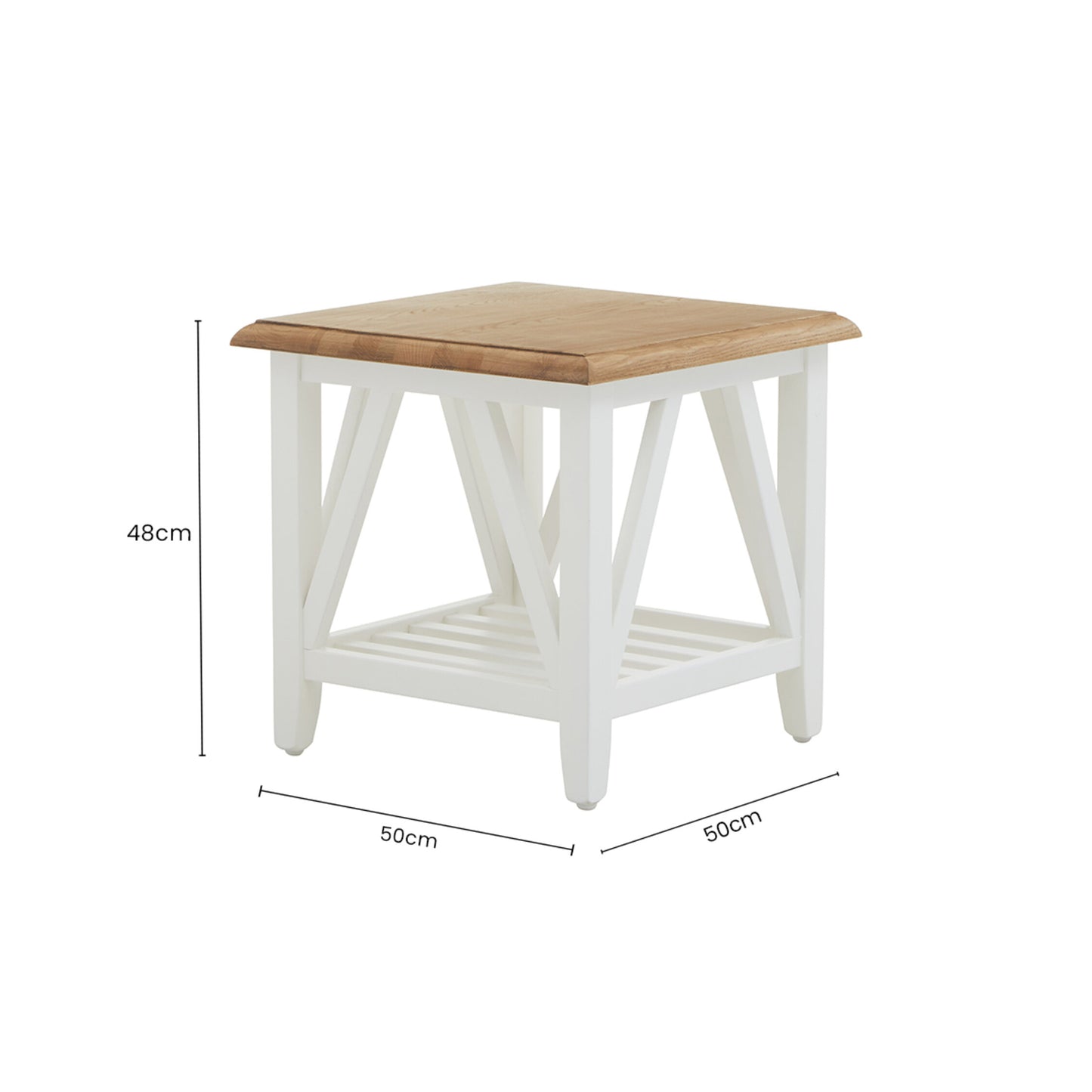 Delaware Natural Oak Side Table