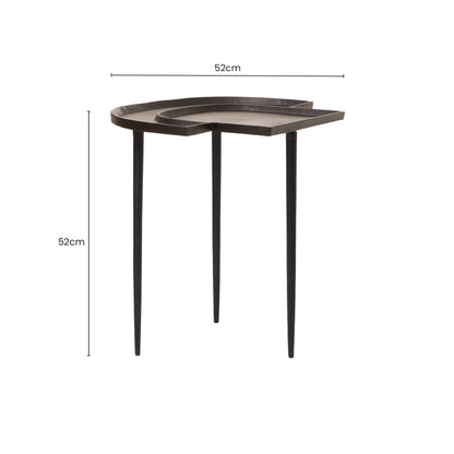 Arden Bronze Top Side Table