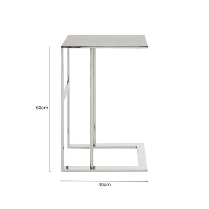 Mia Silver Side Table