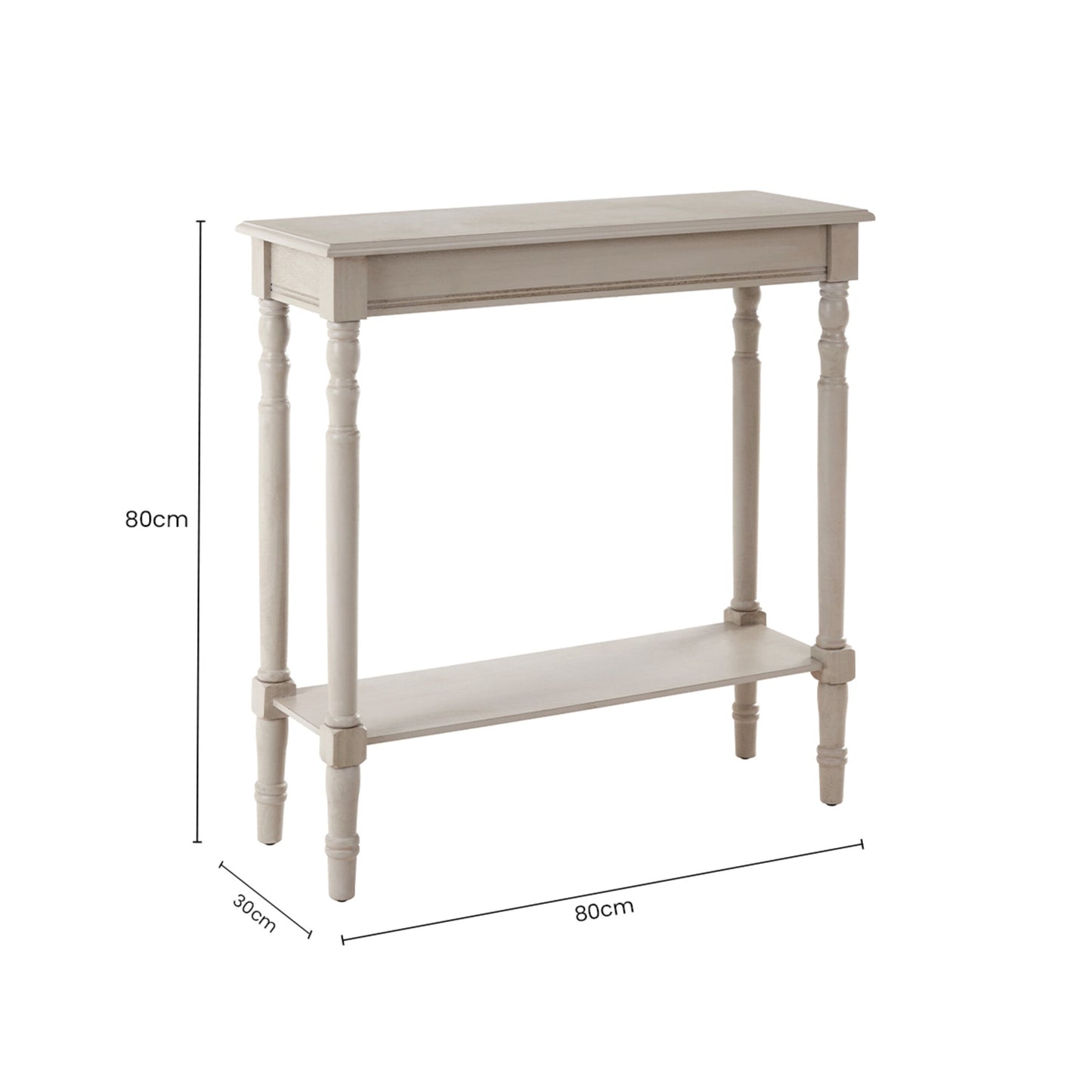 Cambridge Vintage Grey Console Table