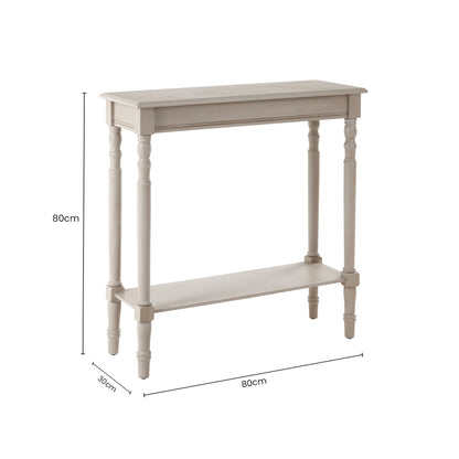 Cambridge Vintage Grey Console Table