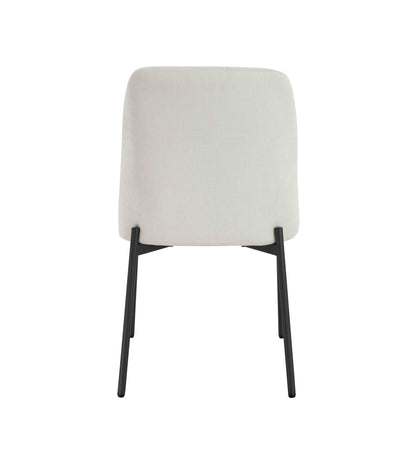 Arden Set of 2 Light Beige Textured Fabric Dining Chairs Bar Stool | Bali & Blue
