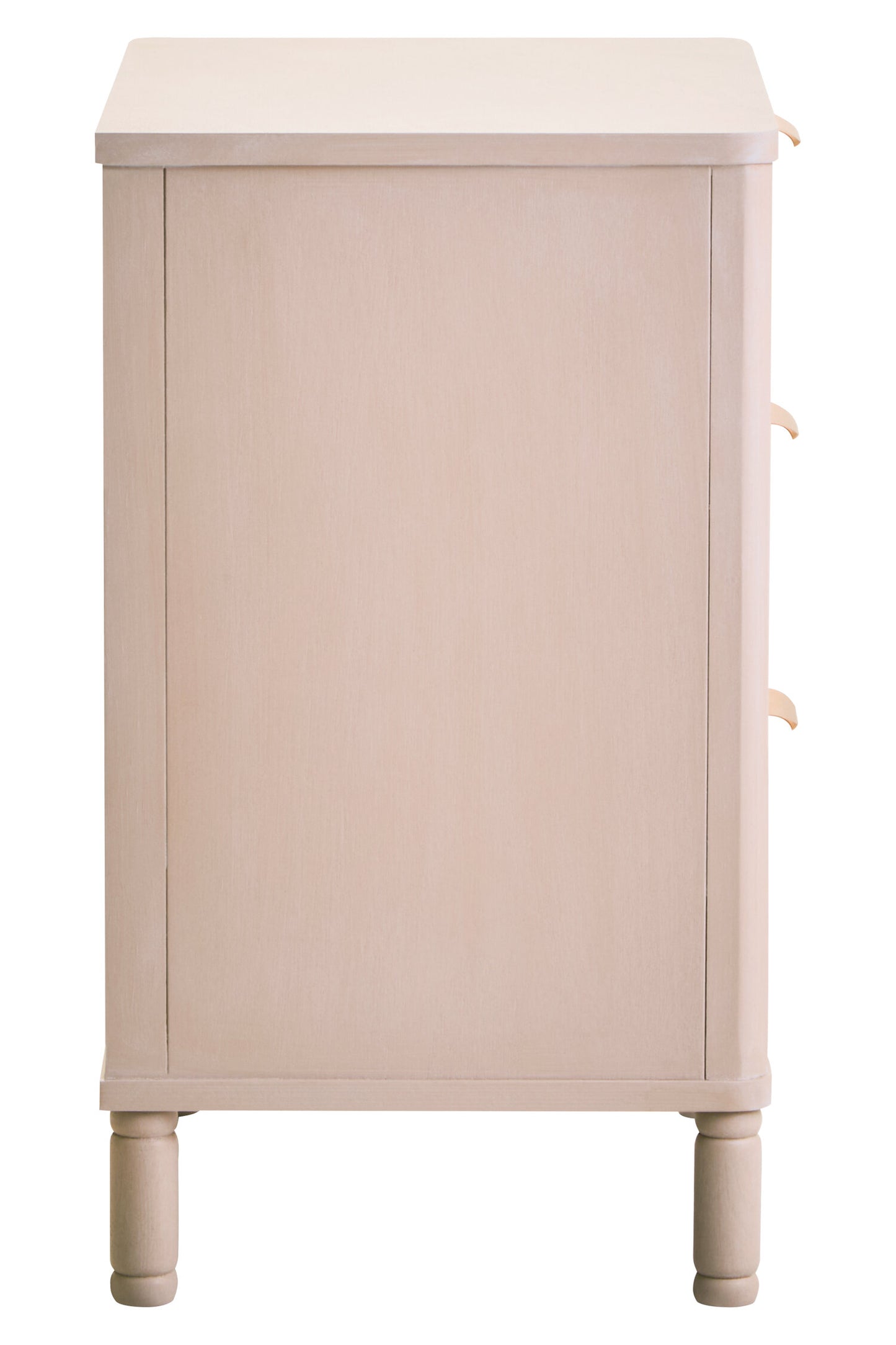 Cambridge Reed Detail Taupe Finish Three Drawer Chest