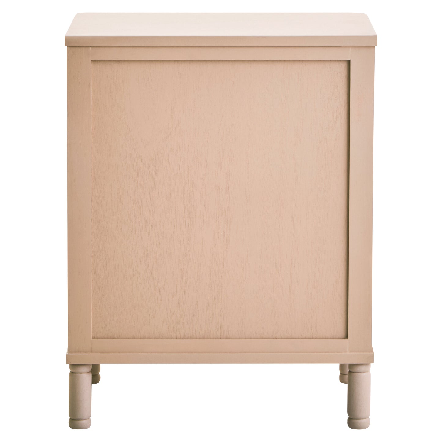 Cambridge Reed Detail Taupe Finish Three Drawer Chest