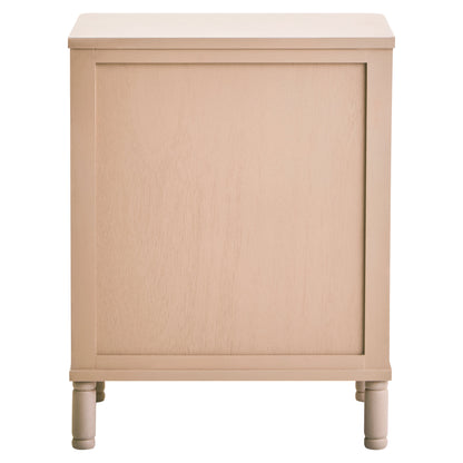 Cambridge Reed Detail Taupe Finish Three Drawer Chest
