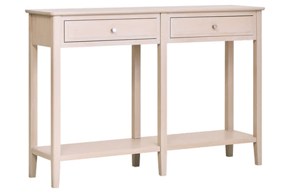 Cambridge Taupe 2-Drawer Wooden Console Table