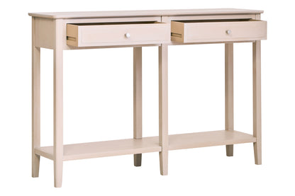 Cambridge Taupe 2-Drawer Wooden Console Table