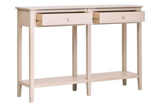 Cambridge Taupe 2-Drawer Wooden Console Table