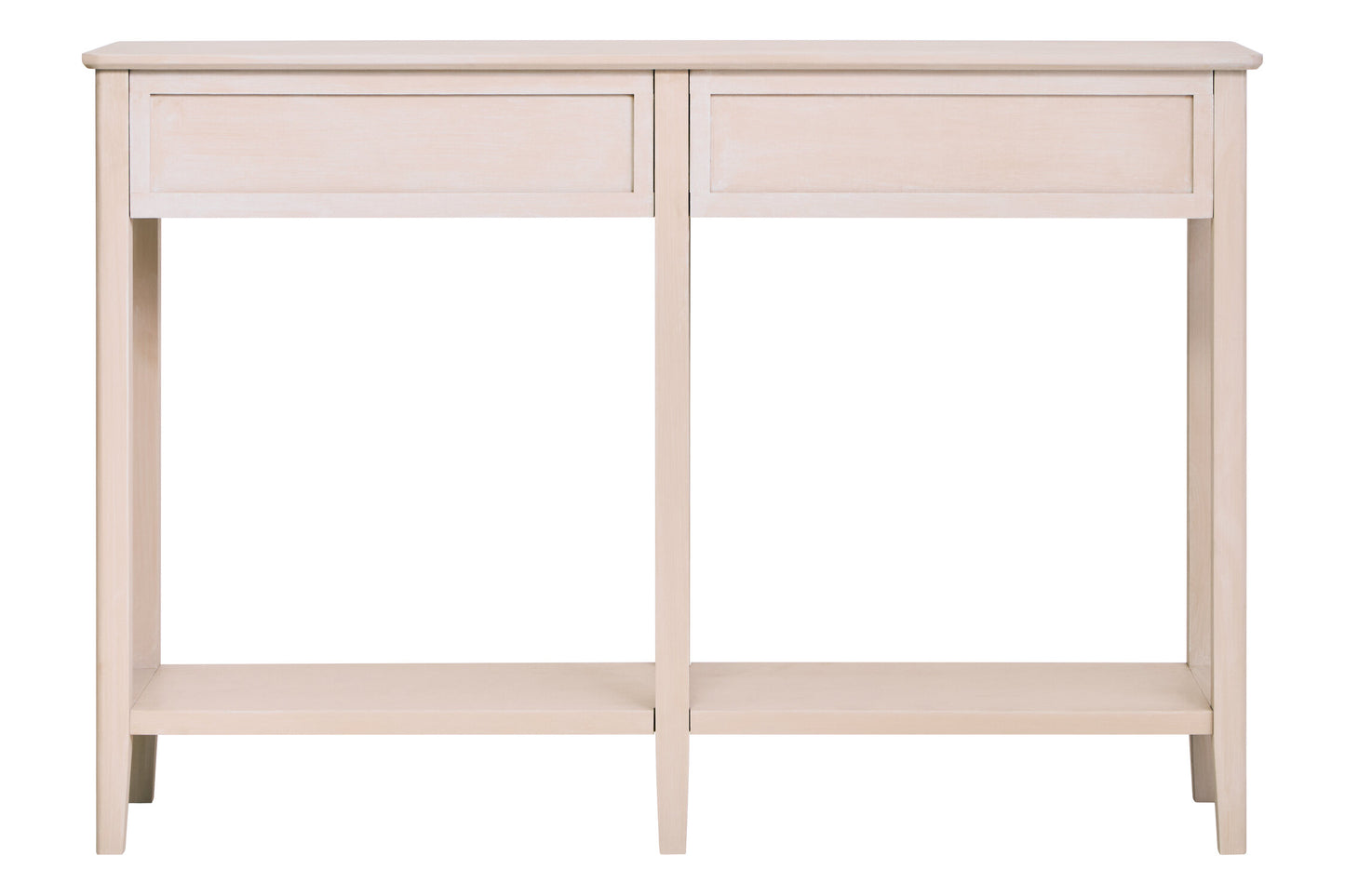Cambridge Two Drawer Taupe Wooden Console Table | Bali & Blue