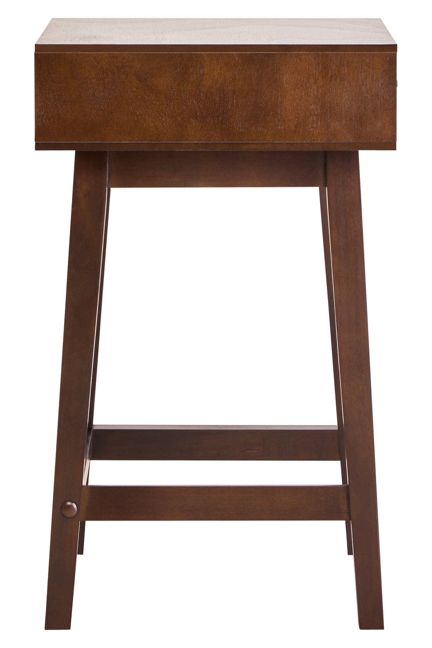 Cambridge One Drawer Walnut Wood Finish Side Table