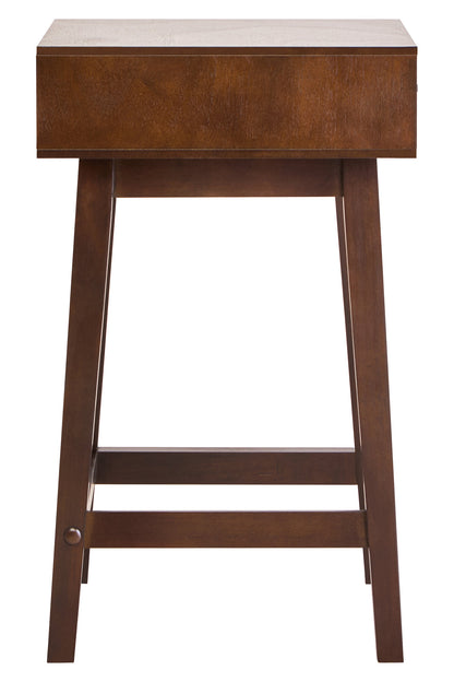 Cambridge One Drawer Walnut Wood Finish Side Table