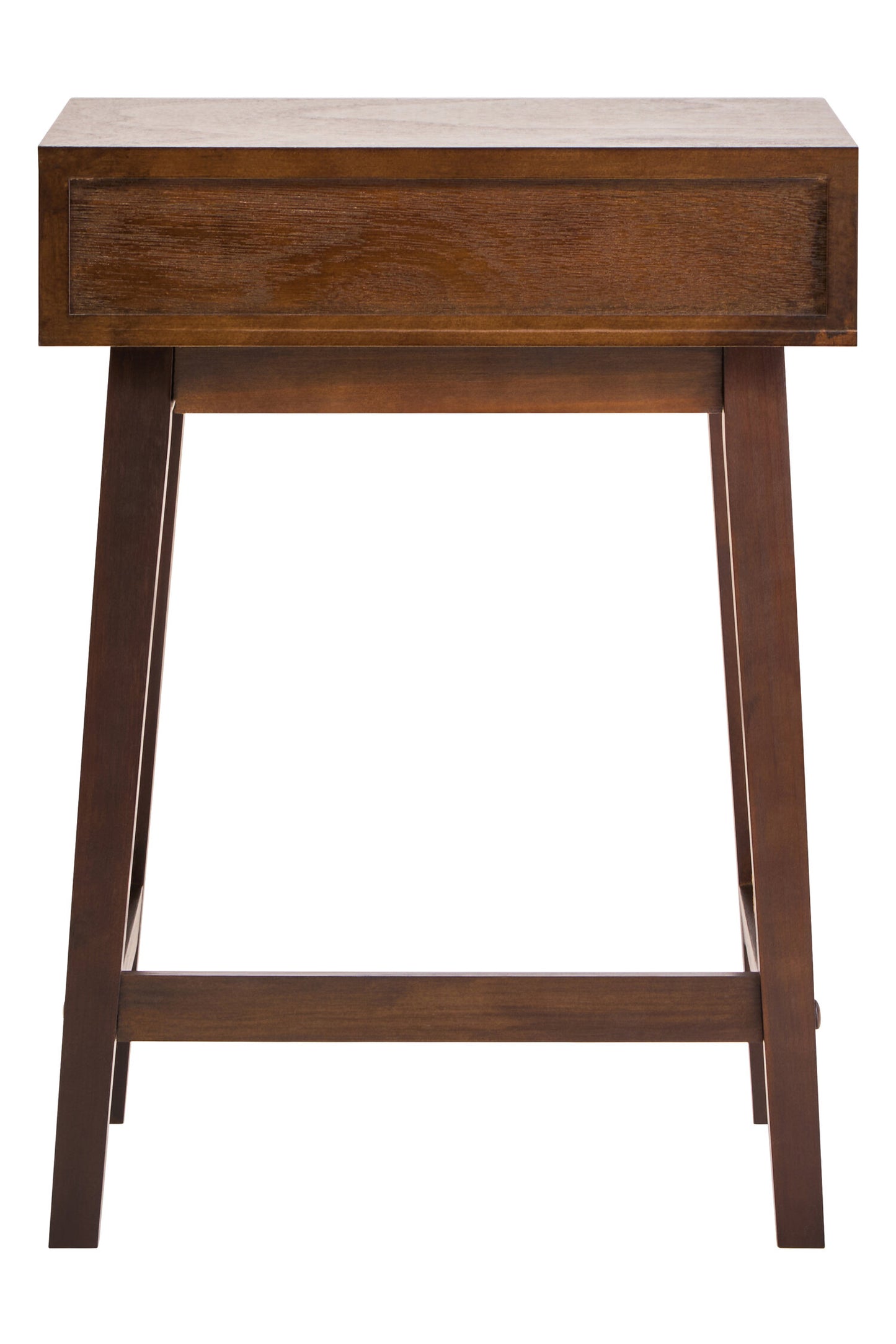 Cambridge One Drawer Walnut Wood Finish Side Table