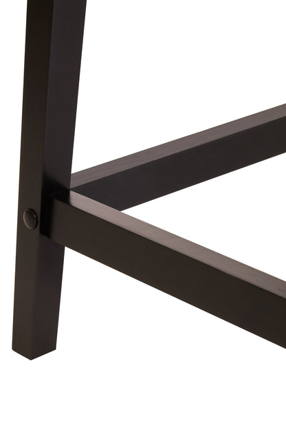 Cambridge Industrial Black 1-Drawer Wooden Bedside