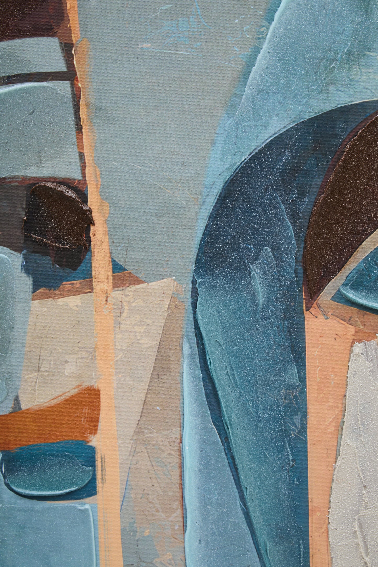 Galleria Abstract Face Textured Wall Art