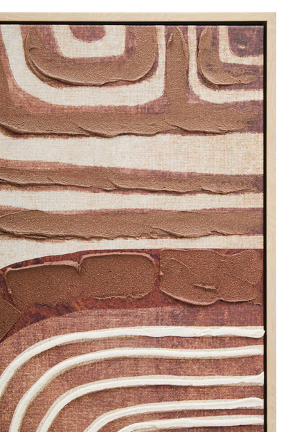 Galleria Earthy Tones Textured Abstract Wall Art