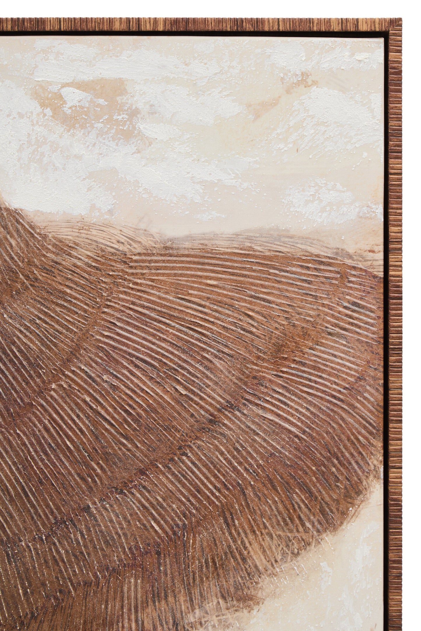 Galleria Lady in Straw Hat Textured Wall Art