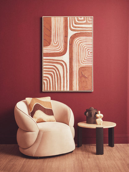 Galleria Earthy Tones Textured Abstract Wall Art