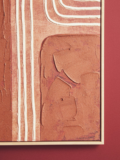 Galleria Earthy Tones Textured Abstract Wall Art