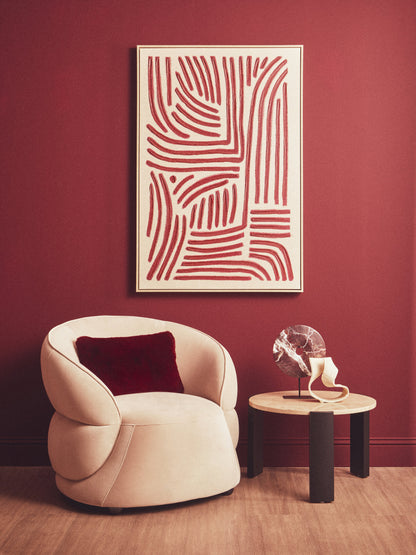 Galleria Linear Textured Abstract Wall Art