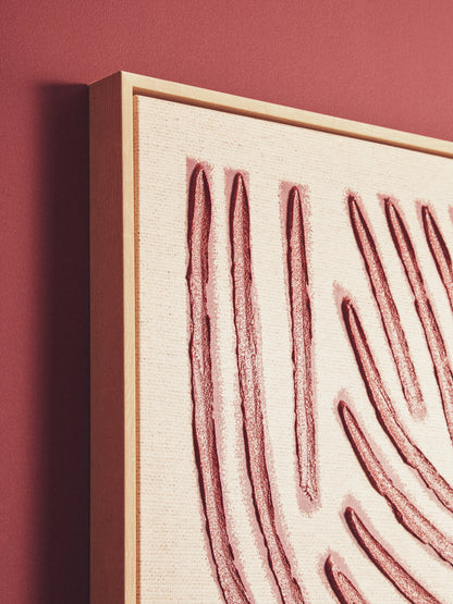 Galleria Linear Textured Abstract Wall Art