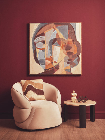 Galleria Abstract Face Textured Wall Art