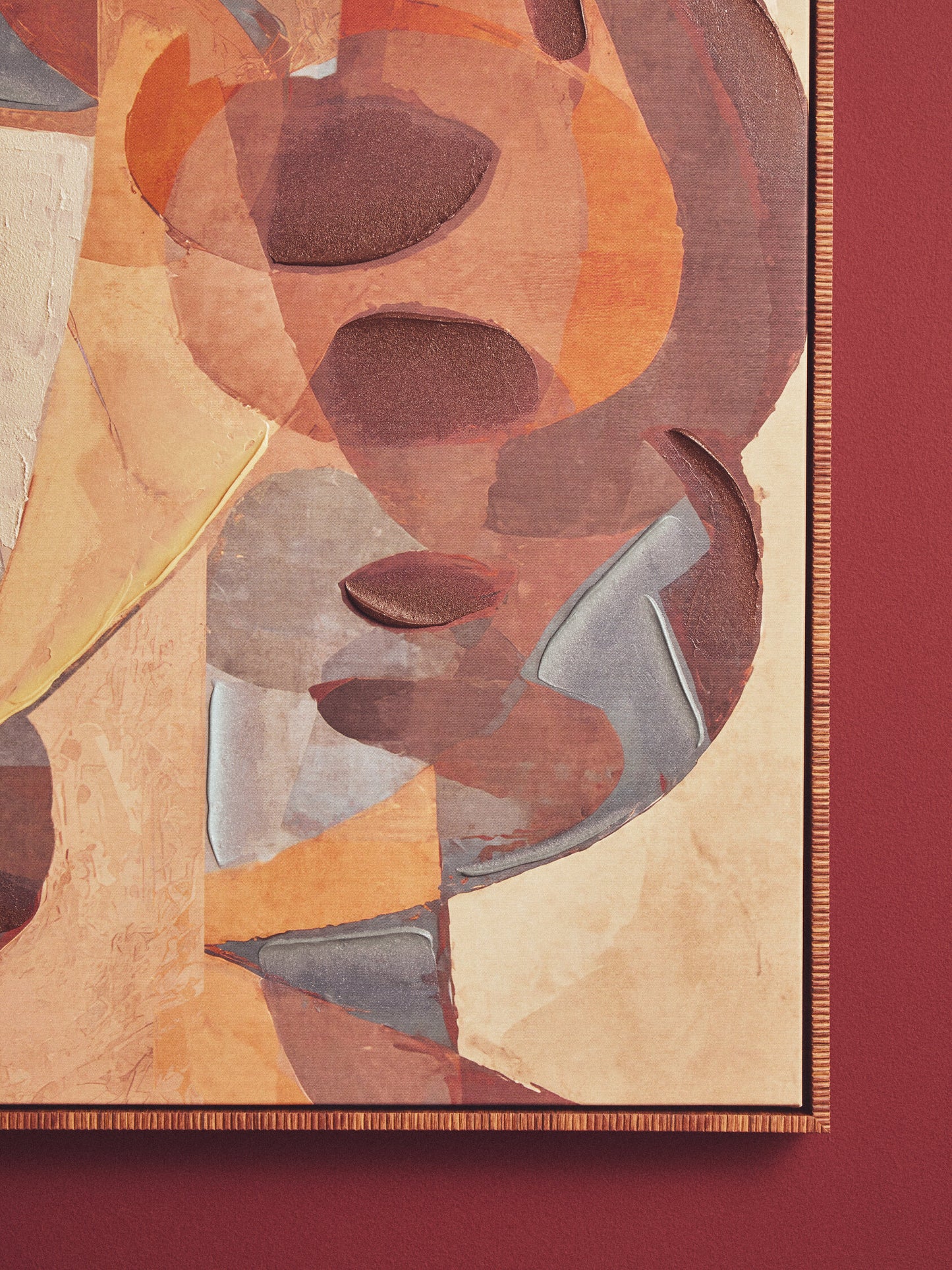 Galleria Abstract Face Textured Wall Art