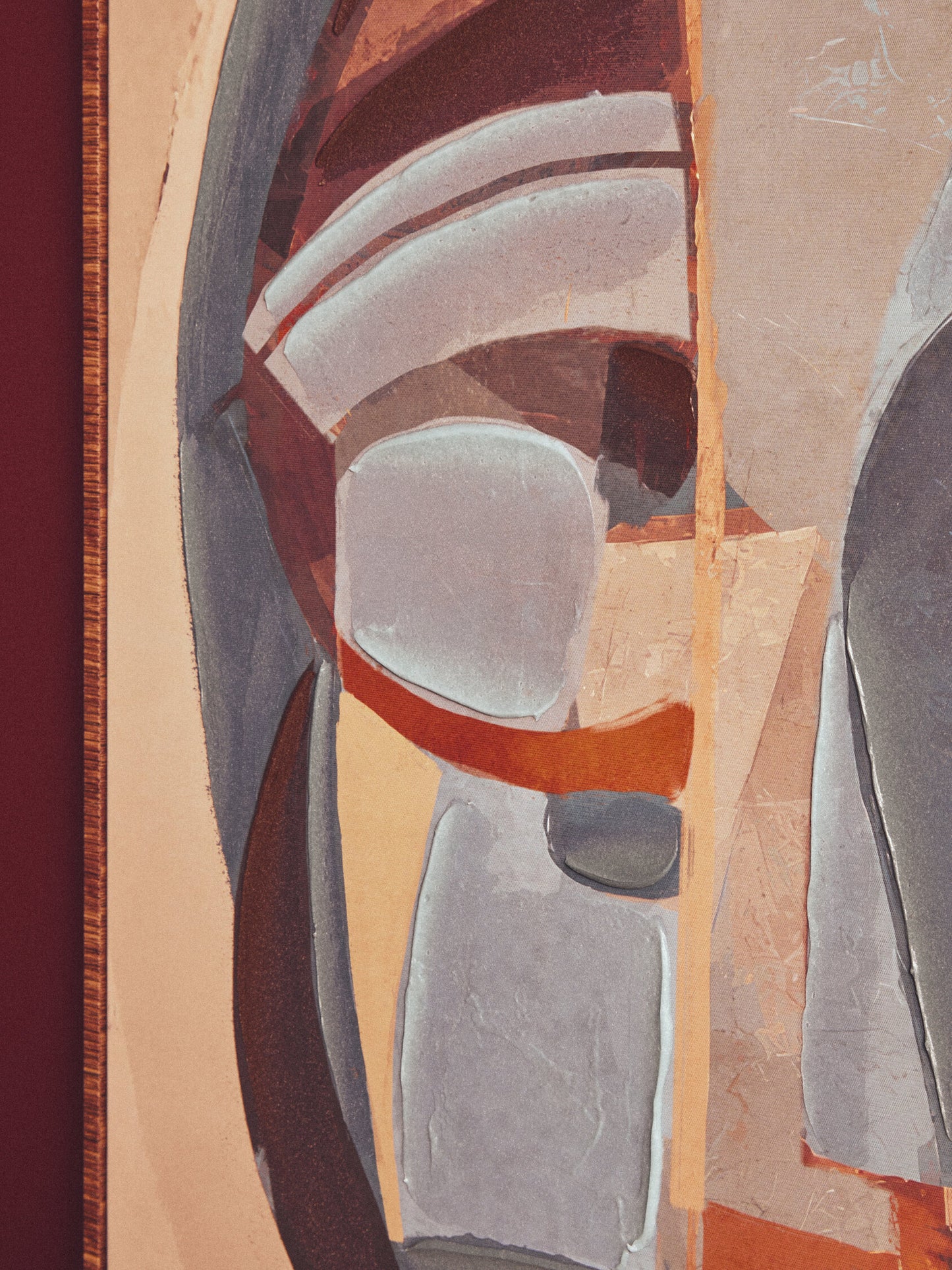 Galleria Abstract Face Textured Wall Art