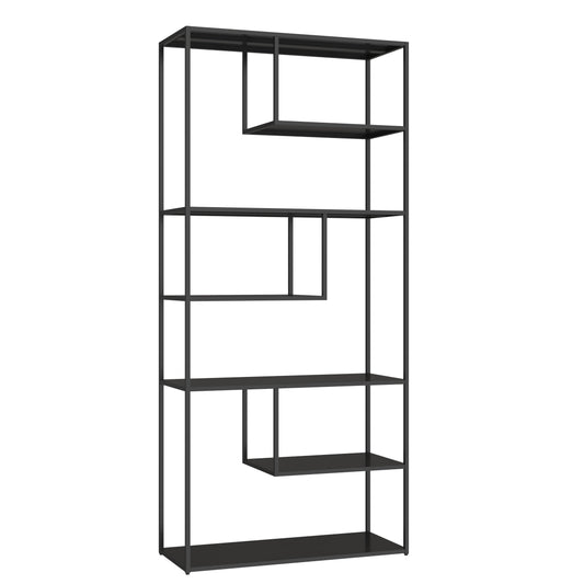 Rydal Black Metal Multi-Tier Bookcase