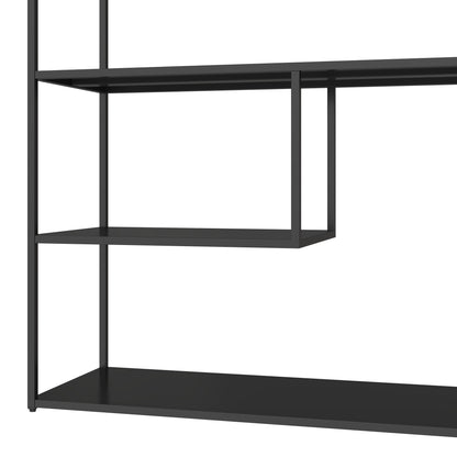 Rydal Black Metal Multi-Tier Bookcase