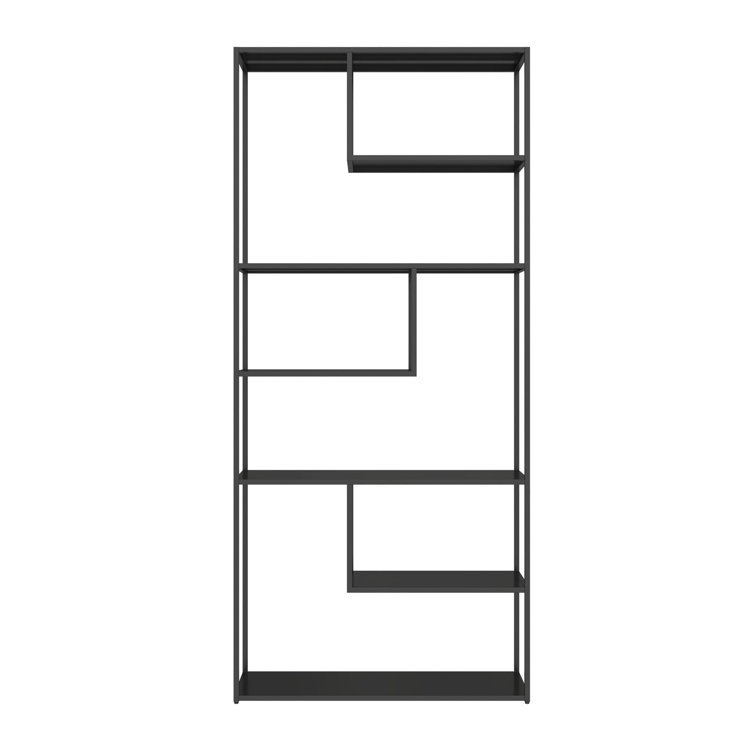 Rydal Black Metal Multi-Tier Bookcase