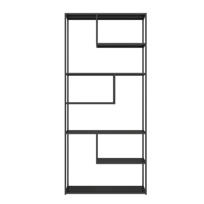 Rydal Black Metal Multi-Tier Bookcase